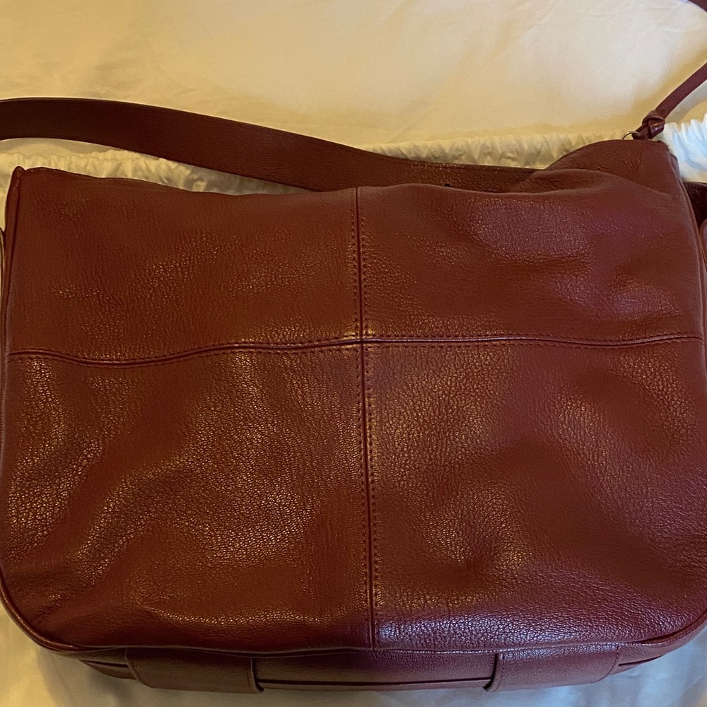 See By Chloe Burgundy Suede and Leather Burgundy Hobo Bag - Picture 8 of 13